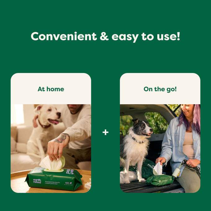 Earth Rated Pet Grooming Wipes 100pk Unscented