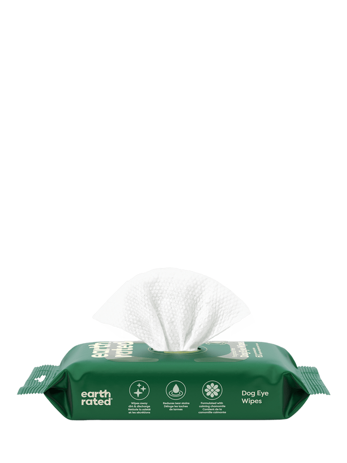 Earth Rated Eye Wipes 60pk