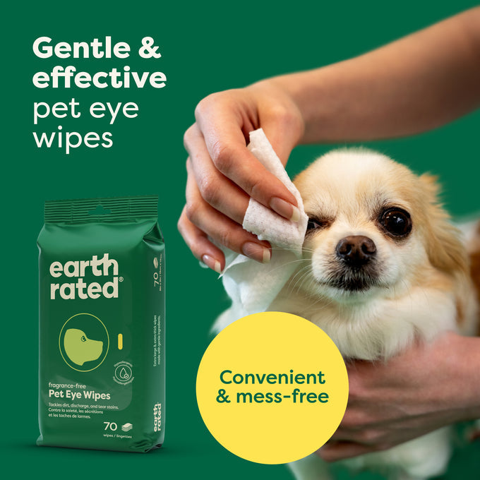 Earth Rated Eye Wipes 60pk