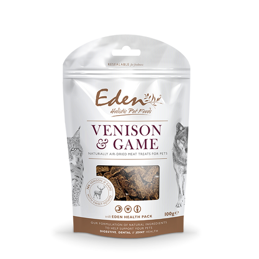 Eden Venison & Game Air Dried Treats 100g