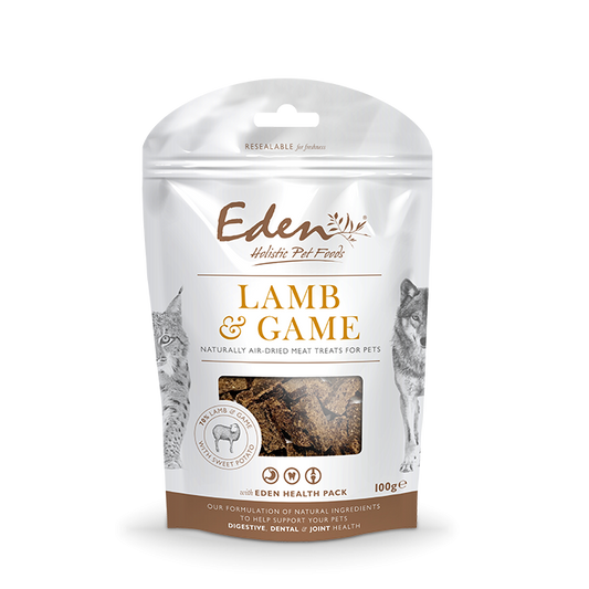 Eden Lamb & Game Air Dried Treats 100g