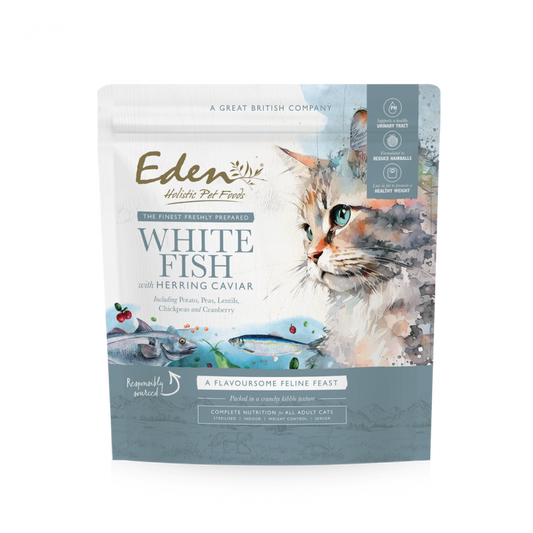 Eden White Fish with Herring Caviar Feline Feast 1.5kg