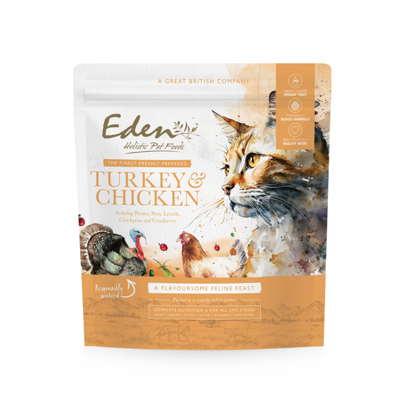 Eden Turkey with Chicken Feline Feast 1.5kg