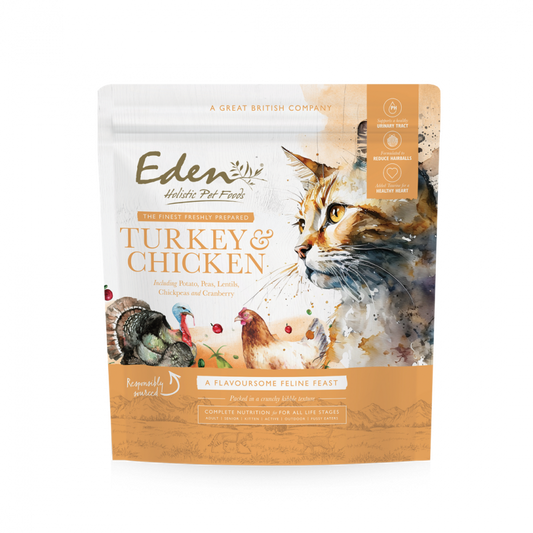 Eden Turkey with Chicken Feline Feast 1.5kg