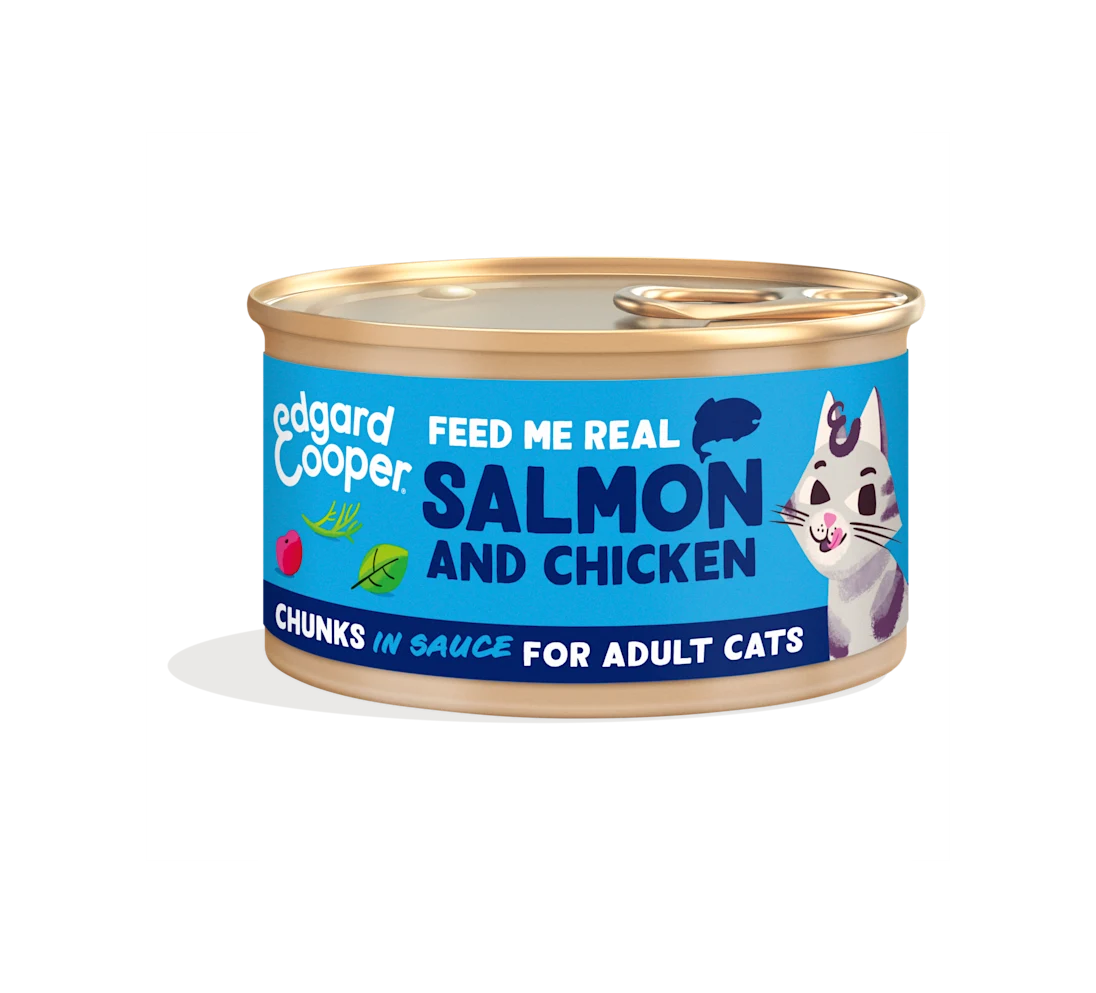 Edgard & Cooper Cat Chunks Salmon & Chicken 85g
