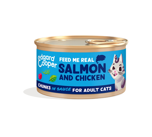 Edgard & Cooper Cat Chunks Salmon & Chicken 85g