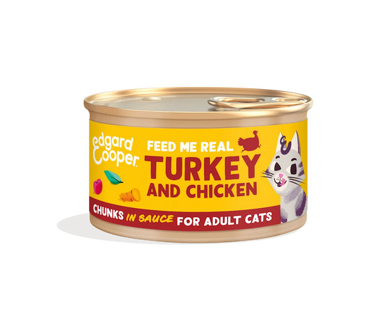 Edgard & Cooper Cat Chunks Turkey & Chicken 85g