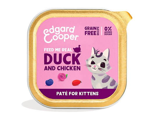 Edgard & Cooper Kitten Pate Duck & Chicken 85g