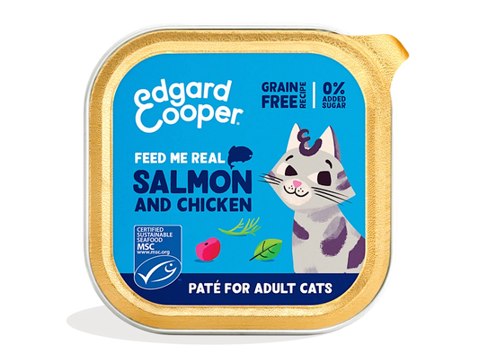 Edgard & Cooper Cat Pate Salmon & Chicken 85g