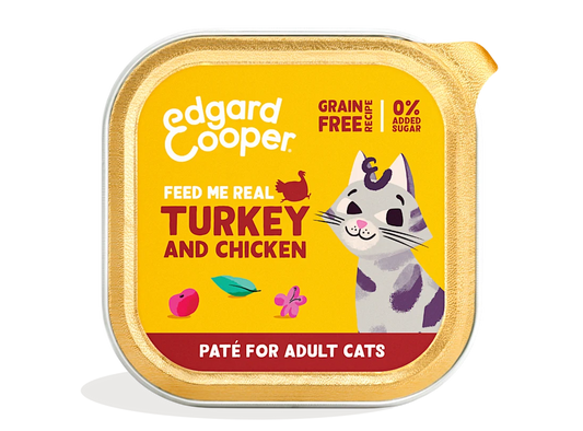 Edgard & Cooper Cat Pate Turkey & Chicken 85g