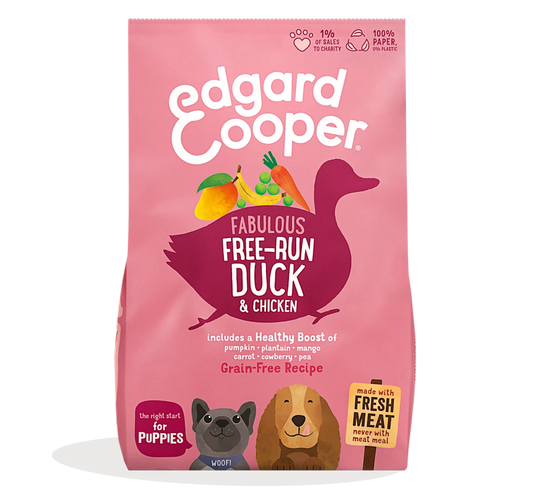 Edgard & Cooper Dry food for Puppies Duck & Chicken