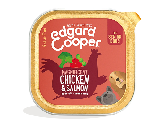 Edgard & Cooper Senior Wet Cup Chicken & Salmon 150g