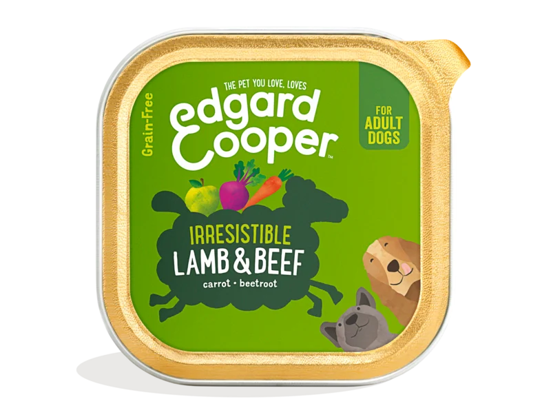 Edgard & Cooper Wet Cup for Dogs in Lamb & Beef 150g