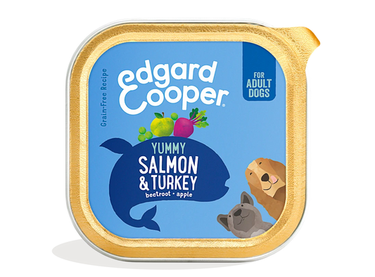 Edgard & Cooper Wet Cup for Dogs Salmon & Turkey 150g