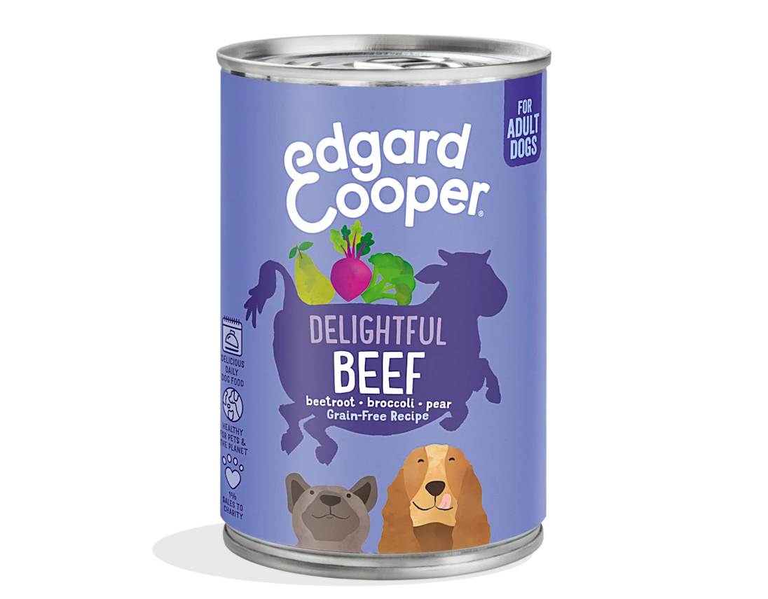Edgard & Cooper Wet Tin for Dogs in Beef 400g
