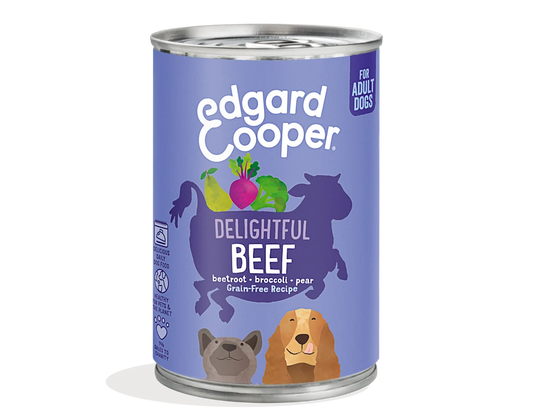 Edgard & Cooper Wet Tin for Dogs in Beef 400g
