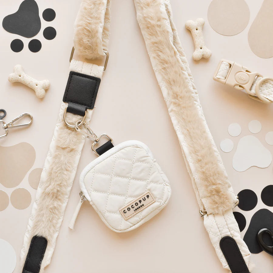 Treat Pouch - Cream Quilted