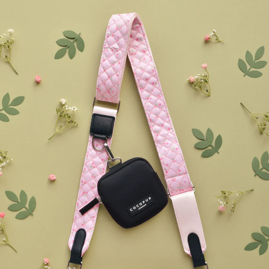 Bag Strap - Quilted Ditsy Floral Pink