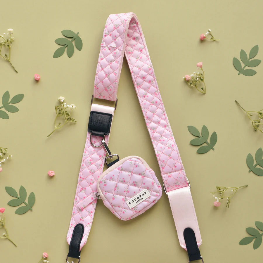 Treat Pouch - Quilted Ditsy Floral Pink