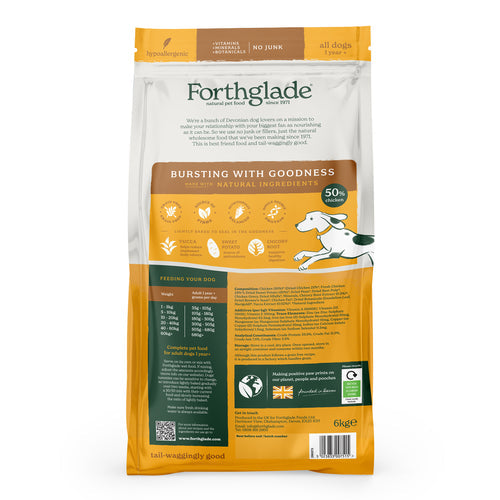 Forthglade Lightly Baked Dry Grain Free Chicken