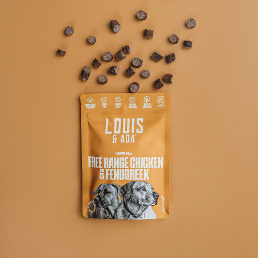 Louis & Ada Free Range Chicken & Fenugreek Treats 70g