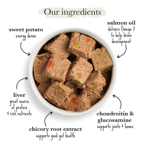 Forthglade Complete Puppy Grain Free Lamb with Liver, Butternut Squash & Vegetables