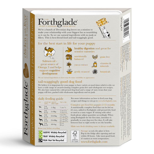 Forthglade Complete Puppy Grain Free Chicken with Liver & Vegetables