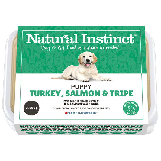 Natural Instinct Puppy Turkey, Salmon and Tripe