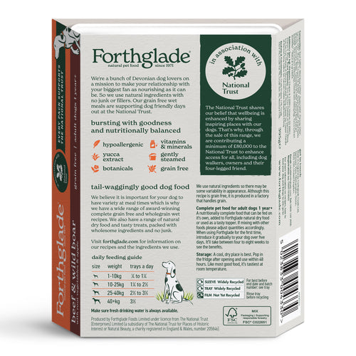 Beef & Wild Boar with Root Veg & Apples Gourmet Wet Food