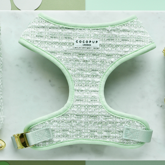 Matcha Textured Tweed Harness