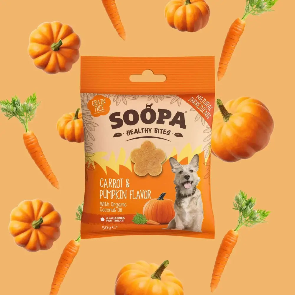 Soopa Carrot and Pumpkin Healthy Bites 50g