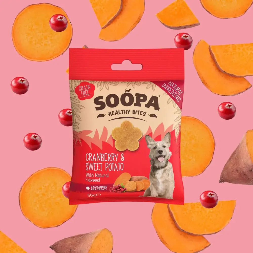 Soopa Cranberry and Sweet Potato Healthy Bites 50g