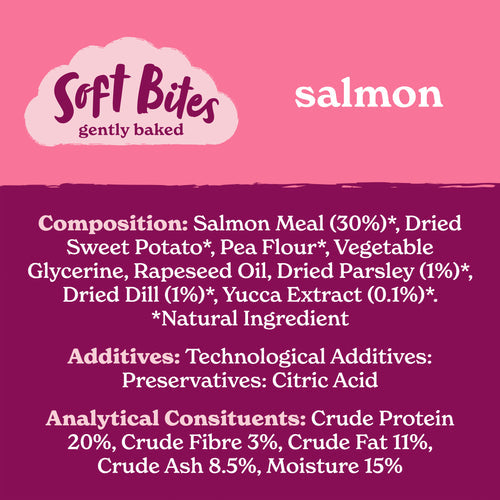 Forthglade Soft Bites Salmon Dog Treats 90g