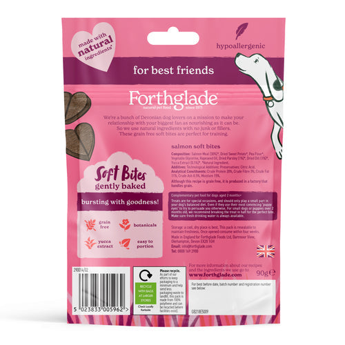 Forthglade Soft Bites Salmon Dog Treats 90g