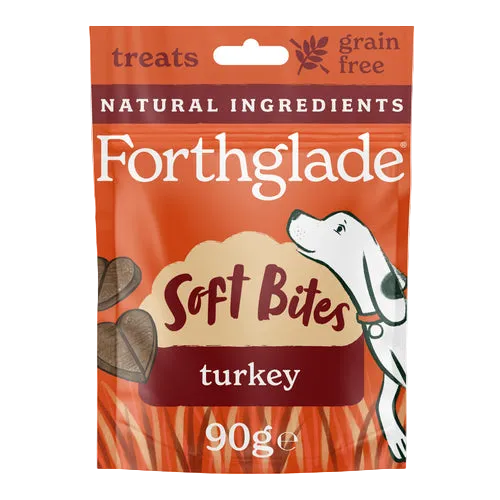Forthglade Soft Bites Turkey Dog Treats 90g