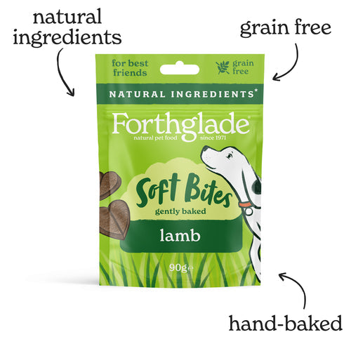 Forthglade Soft Bites Lamb Dog Treats 90g