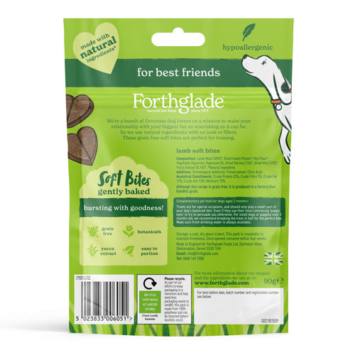 Forthglade Soft Bites Lamb Dog Treats 90g