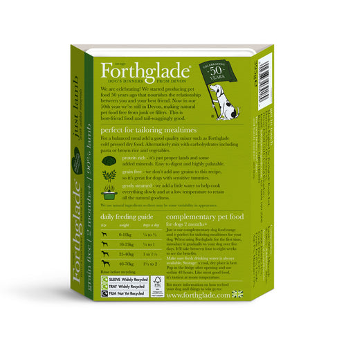 Forthglade Just Chicken, Lamb & Beef Wet Dog Food Variety 12pk