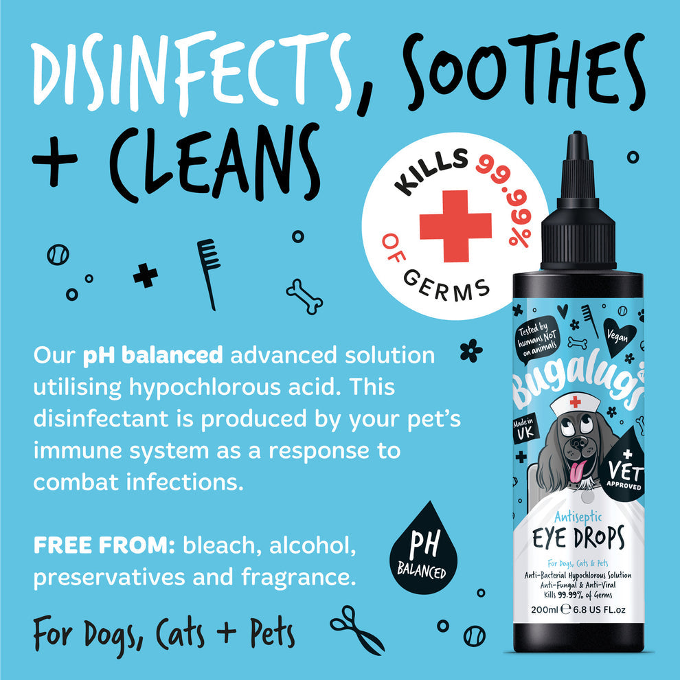 Bugalugs Antiseptic Eye Drops 200ml