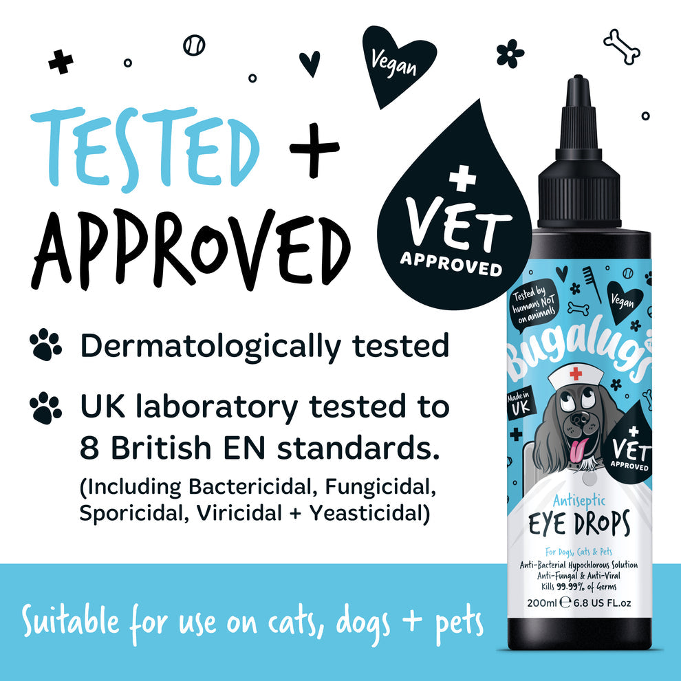 Bugalugs Antiseptic Eye Drops 200ml