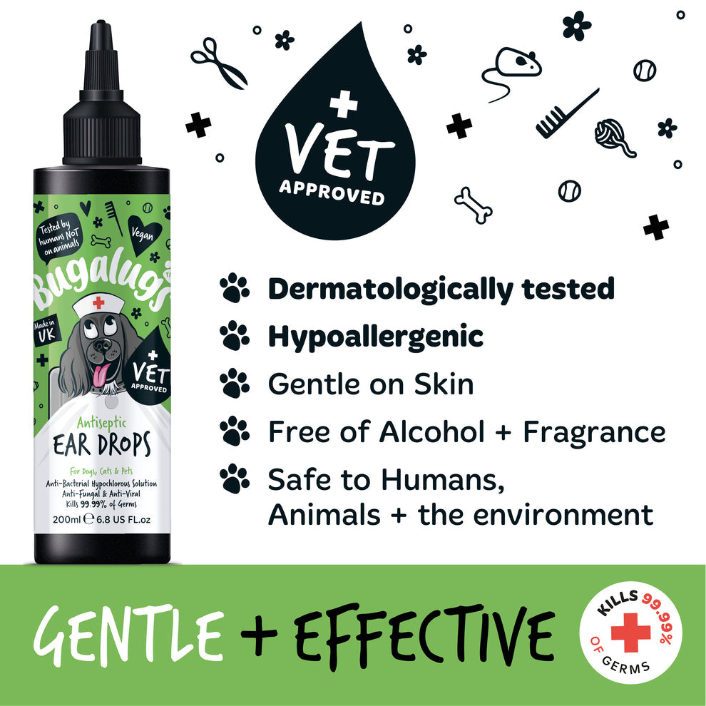 Bugalugs Antiseptic Ear Drops 200ml