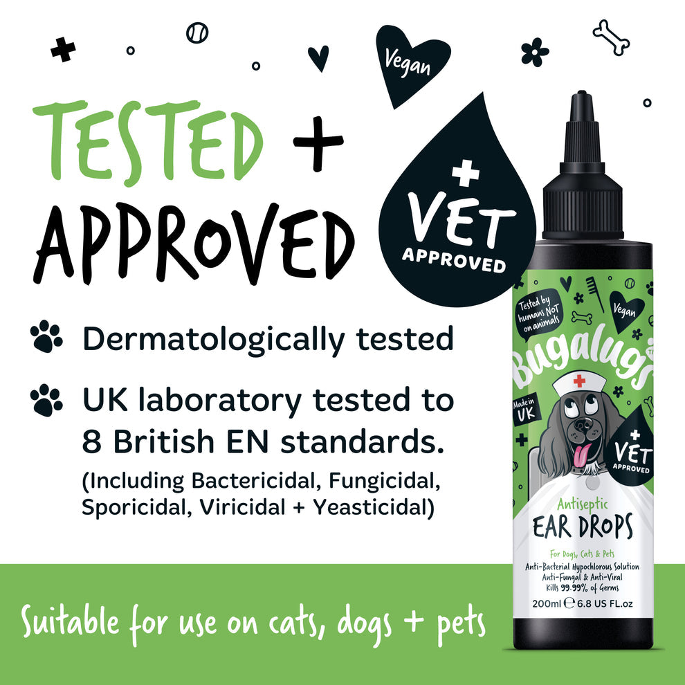 Bugalugs Antiseptic Ear Drops 200ml