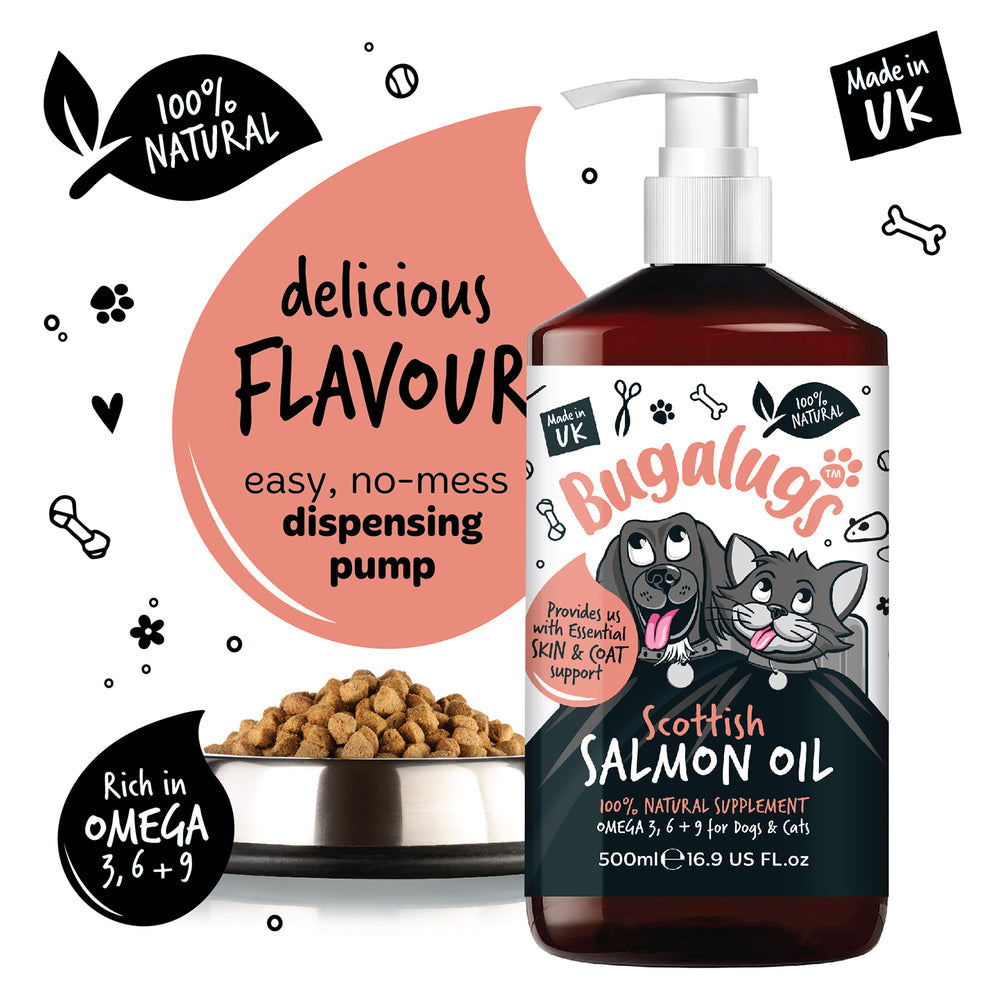 Bugalugs Salmon Oil 500ml