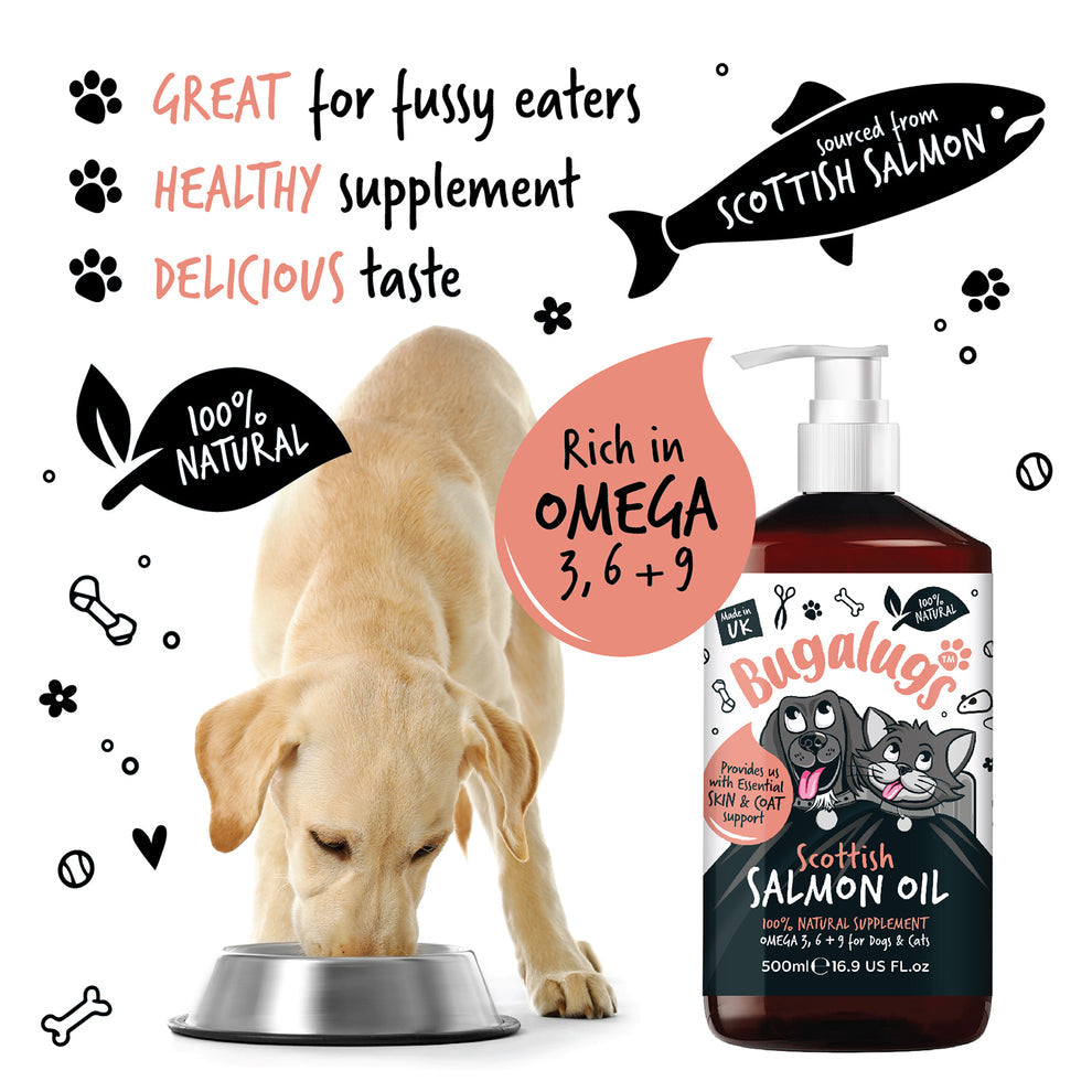 Bugalugs Salmon Oil 500ml