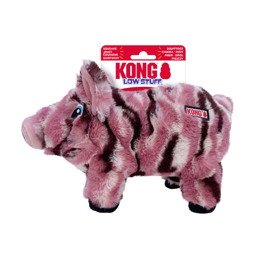 KONG Low Stuff Stripes Pig Md