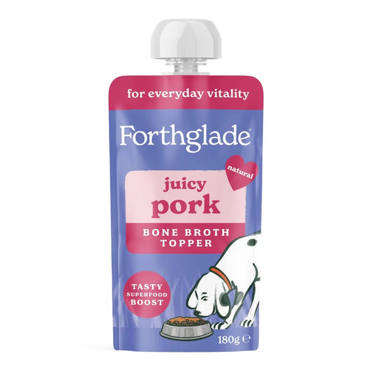 Forthglade Juicy Pork Bone Broth Topper 180g