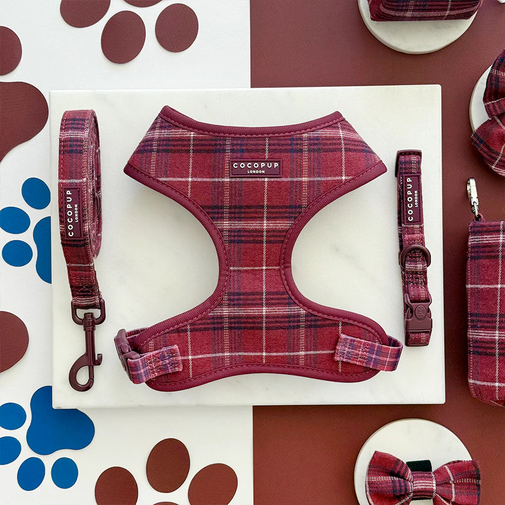 Mulberry Plaid Collar