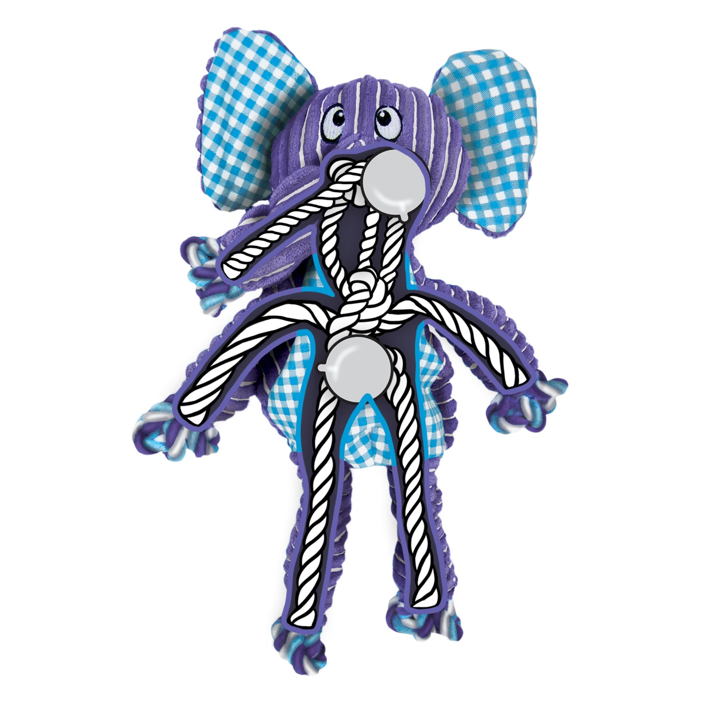 KONG Floppy Knots Elephant Md/Lg