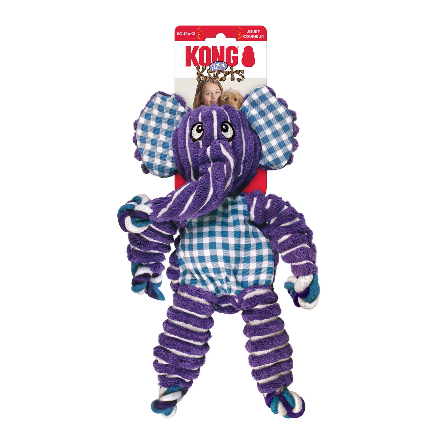 KONG Floppy Knots Elephant Md/Lg