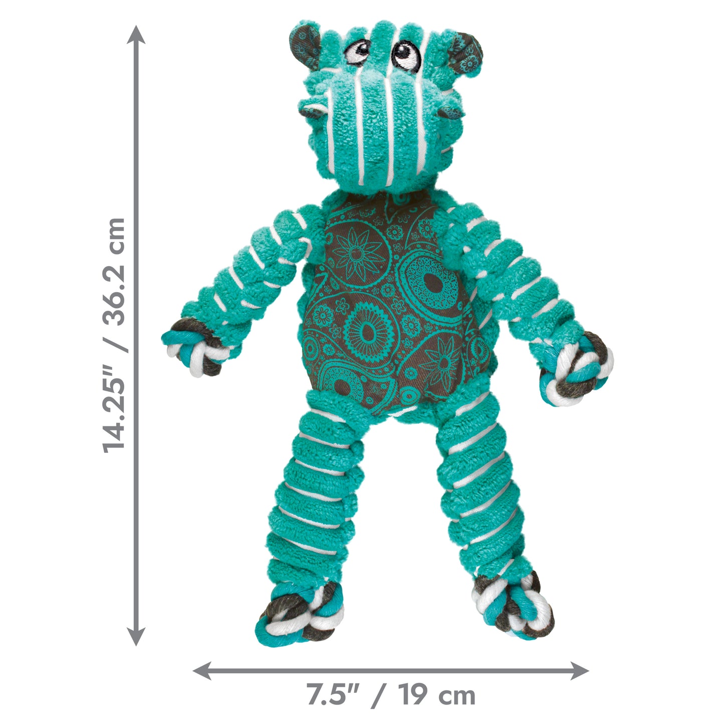 KONG Floppy Knots Hippo Md/Lg